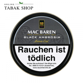 Mac Baren Black Ambrosia Pfeifentabak 100g Dose - 20,80 €