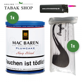 Mac Baren Plumcake (1x 250g) + 100 Pfeifenreiniger , 1 Sturmfeuerzeug - 57,30 €