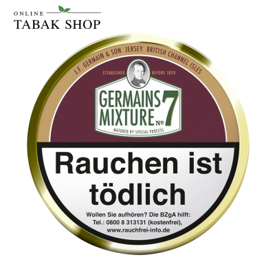GERMAIN'S Mixture No. 7 Pfeifentabak (1x 100g) Dose