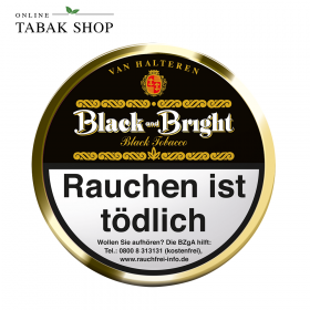 Van Halteren Black & Bright Pfeifentabak (1x 100g) Dose - 8,90 €