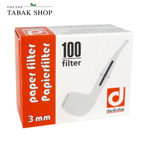 Denicotea Papier Pfeifenfilter 3mm (1 x 100er) - 7,45 €