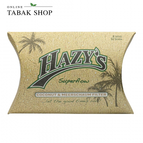 Hazy's Kokoskohle- und Meerschaumfilter, verschiedene Stärken (1x 50 Stück) - 5,45 €