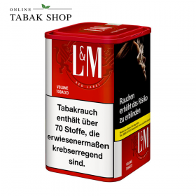 L&M Red Volumen Tabak "L" 75g Dose - 19,95 €