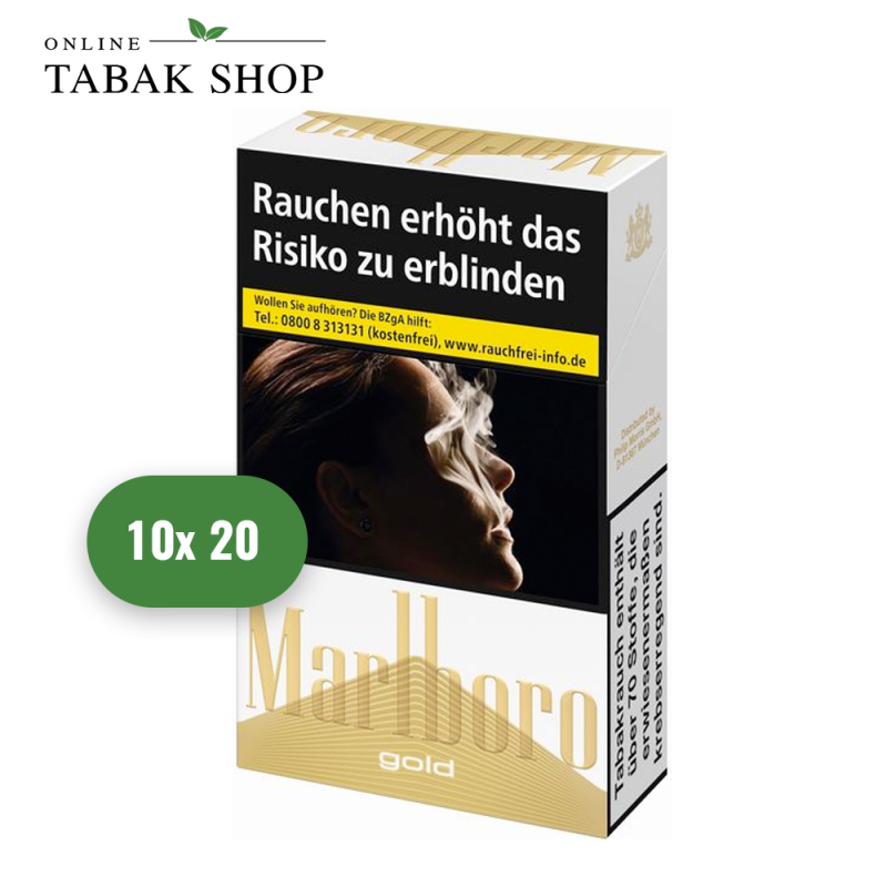 Marlboro Gold Zigaretten 10 x 20er Packung