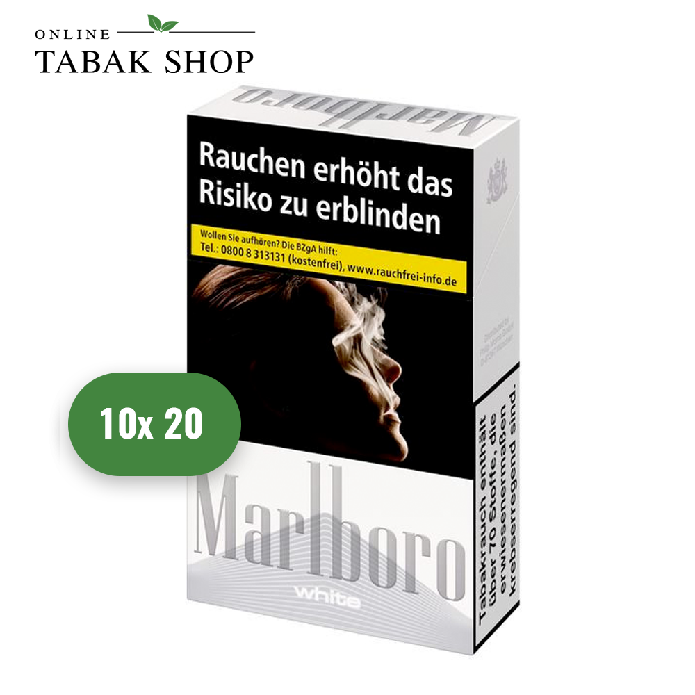 MARLBORO White OP (10 x 20er) ⇒ Online Tabak Shop