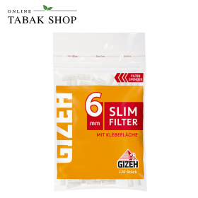 GIZEH Slim Filter 6 mm 120er Beutel - 1,00 €
