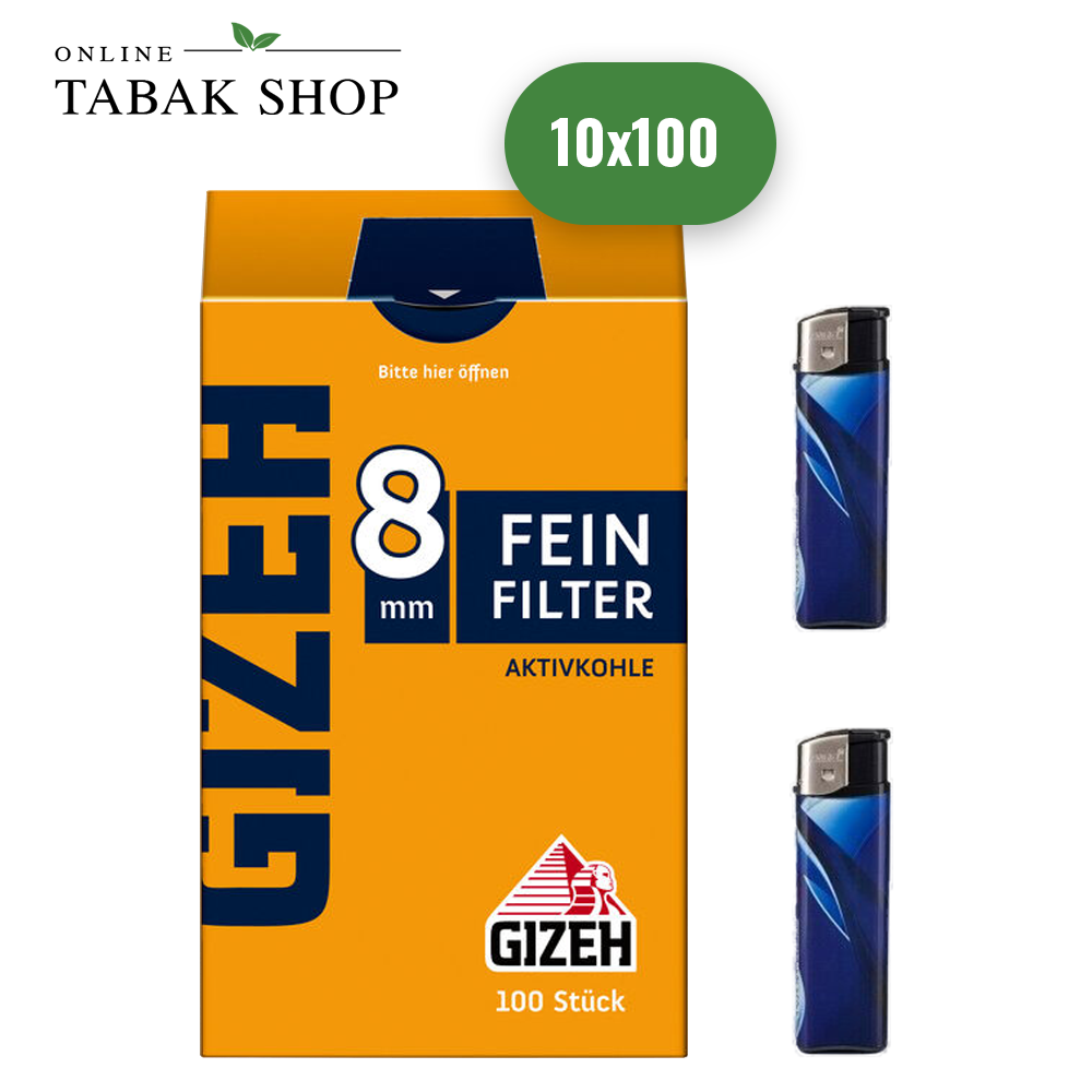 GIZEH Filter Aktivkohle 8mm günstig online kaufen » Online Tabak Shop