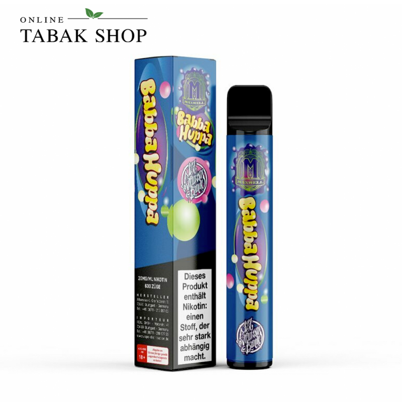 187 Straßenbande Einweg-shisha E-zigarette Babba Huppa