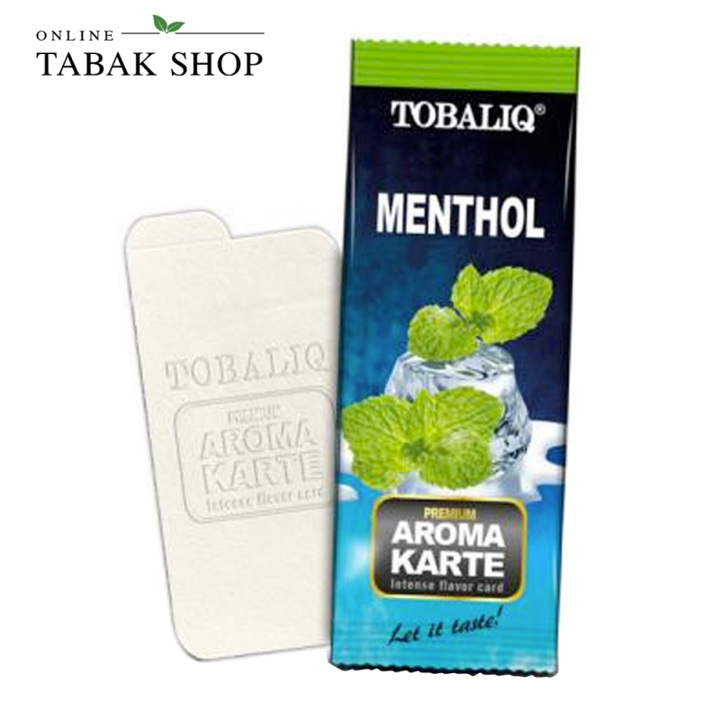 TobaliQ MENTHOL Aroma Karte