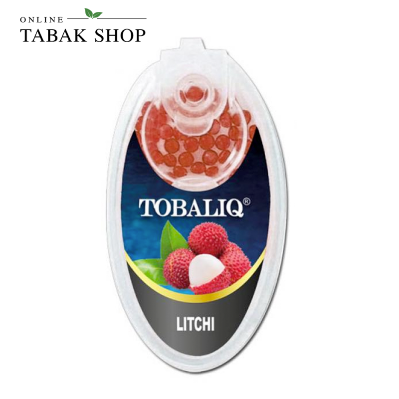 TobaliQ Aromakapseln mit litschi Aroma (1x 100er)