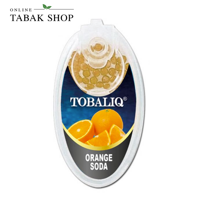 TobaliQ Aromakapseln mit orange soda Aroma (1x 100er)