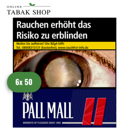 Pall Mall Red [Rot] "Jumbo" Zigaretten (6 x 50er) - 99,00 €
