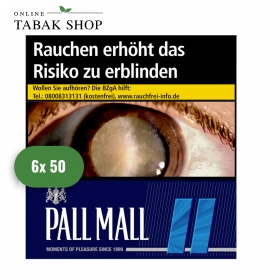 Pall Mall Blue "Jumbo" Zigaretten (6 x 50er) - 90,00 €