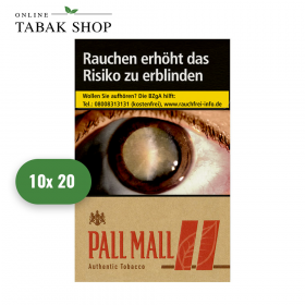 Pall Mall Authentic Rot [Red] "OP" Zigaretten (10 x 20er) - 78,00 €