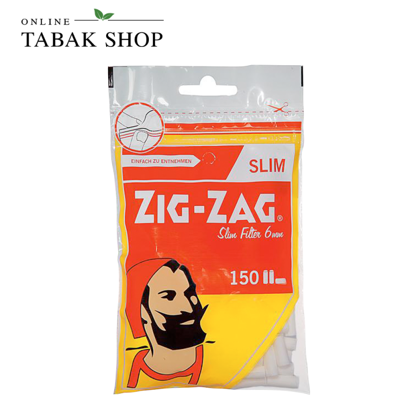 ZIG ZAG Spezial Drehfilter Slim 6mm (1x 150er)