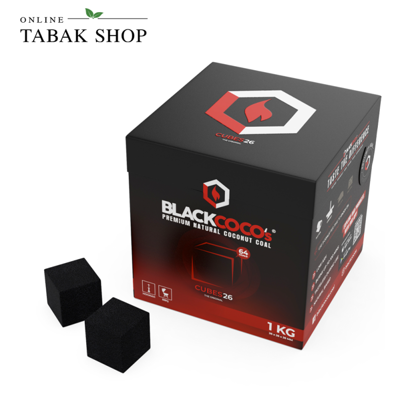 Blackcoco's Cubes-26 Shisha Naturkohle 1kg Box