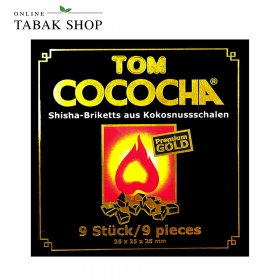 Tom Cococha Shisha Kohle Gold 9er (1x 125g) - 1,90 €