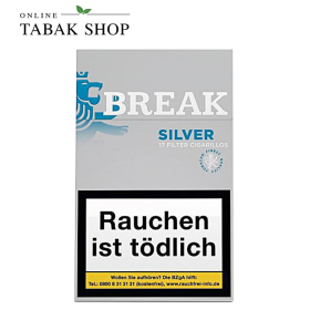 Break SILVER Cigarillos / Zigarillos Schachtel (1x 17er) - 2,40 €