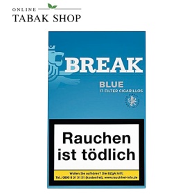 Break BLAU Cigarillos / Zigarillos Schachtel (1x 17er) - 2,60 €