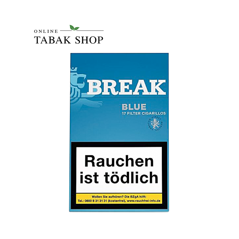 Break BLAU Cigarillos / Zigarillos Schachtel (1x 17er)