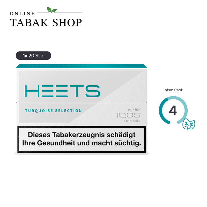 IQOS HEETS "Turquoise" (Menthol) Selection (1 x 20er)
