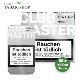 CLUBMASTER "Mini White Filter" Zigarillos [No. 176] 5er / 20er Schachtel - 5,10 €