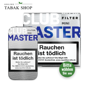 CLUBMASTER "Mini Blue Filter" Zigarillos [No. 282] 5er / 20er - 5,10 €