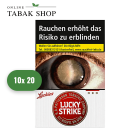 Lucky Strike Original Red [Rot] Zigaretten "OP" (10 x 20er) - 80,00 €