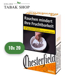Chesterfield Original [Rot/Red] Zigaretten "OP" (10 x 20er) - 72,00 €