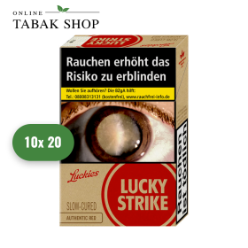 Lucky Strike Authentic Red Zigaretten "OP" (10 x 20er) - 80,00 €