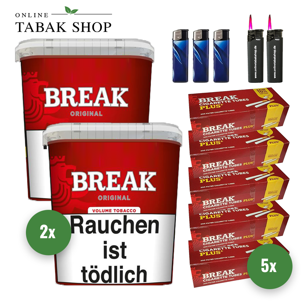 Break Volumentabak Rot kaufen » Online Tabak Shop