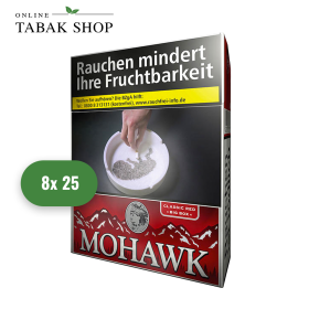 Mohawk Classics Red Big Box Zigaretten (8 x 25er) - 58,40 €