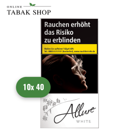 Allure Zigaretten White Super Slims XXXL (10 x 40er) - 130,00 €