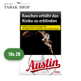 Austin Red Zigaretten OP (10 x 20er) - 61,00 €