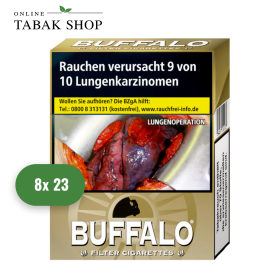 Buffalo Gold Zigaretten (8 x 23er) - 50,80 €