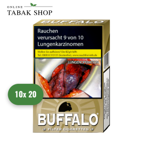 Buffalo Gold Zigaretten "OP" (10 x 20er) - 55,00 €