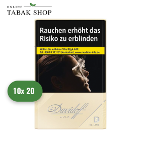 Davidoff Gold SL-Line Zigaretten "OP" (10 x 20er) - 82,00 €