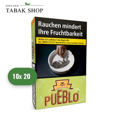 Pueblo Green [Grün] Zigaretten "OP" (10 x 20er)