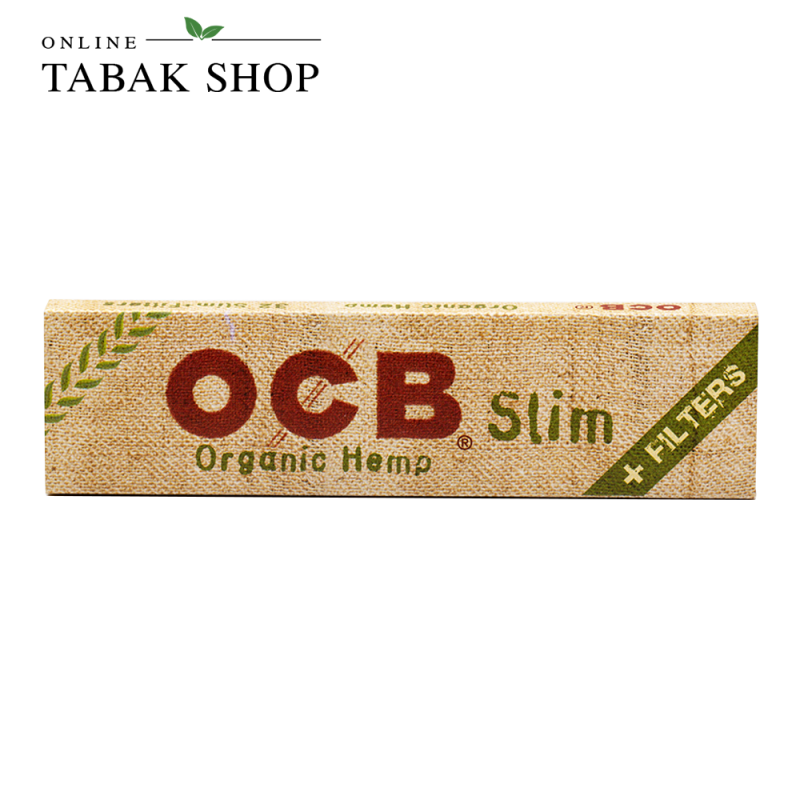 OCB Organic Hemp / Hanf Slim & Tips Blättchen (1x 32er)