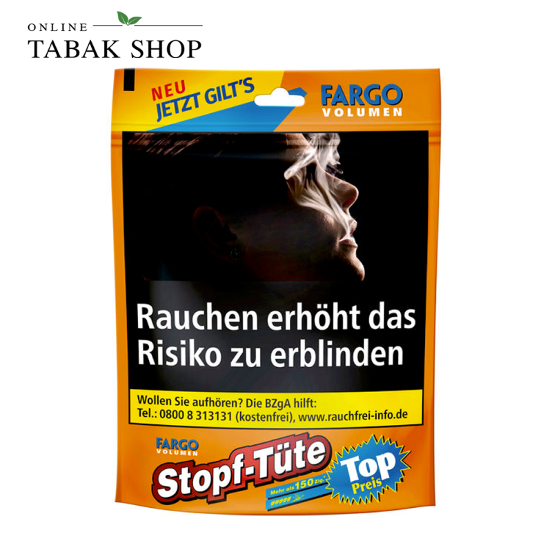 FARGO Gelb / Orange Stopftüte Tabak (1x 60g)
