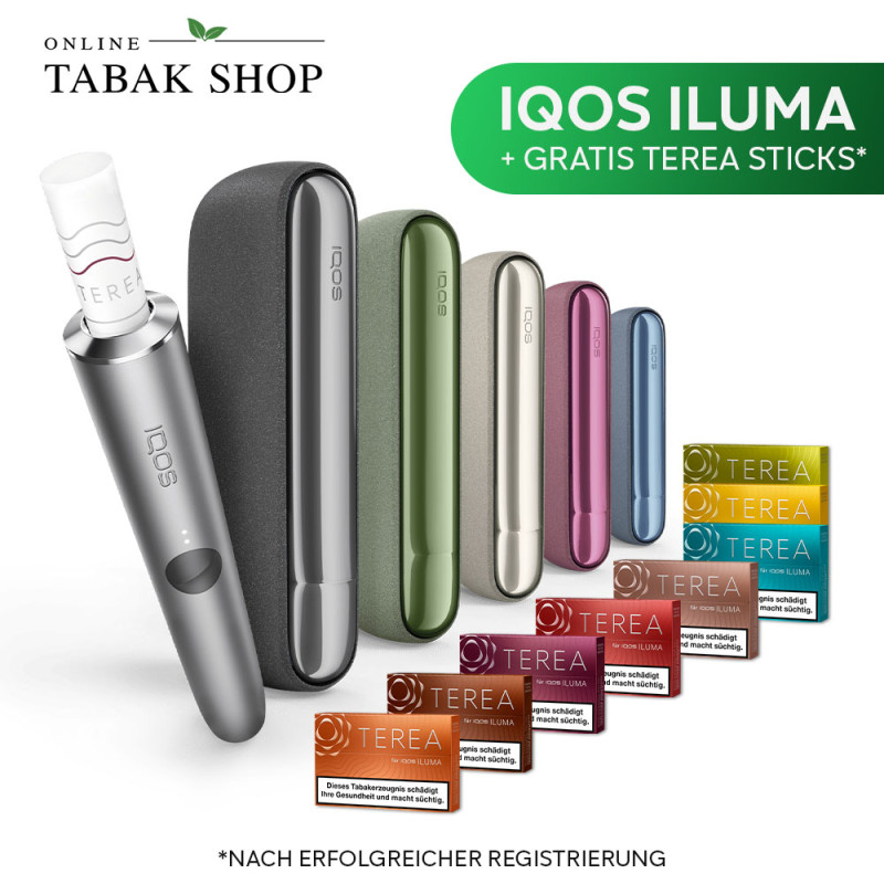 IQOS Iluma + bis zu 60 TEREA Sticks nach Registrierung* von IQOS