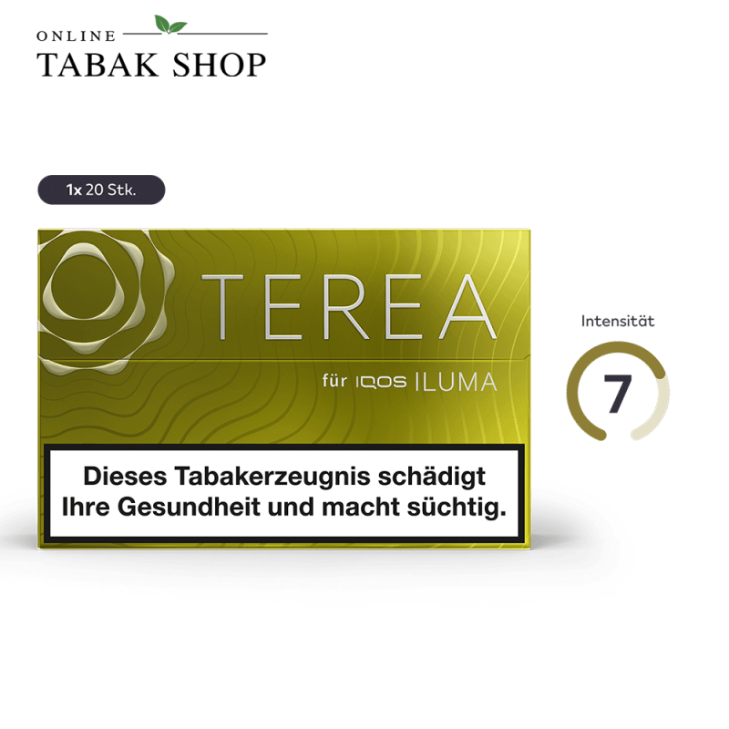 IQOS TEREA Sticks Yellow Green Intensität