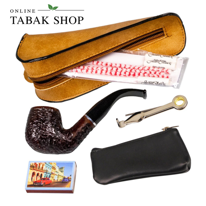 Pfeifen-Einsteigerset mit viel Zubehör - Set E