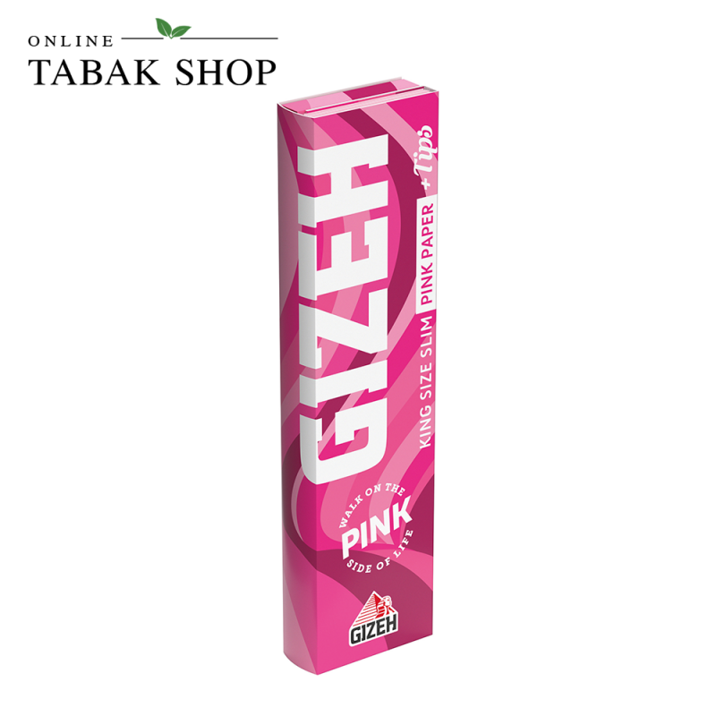 Gizeh Pink King Size Slim + Tips 34er Packung