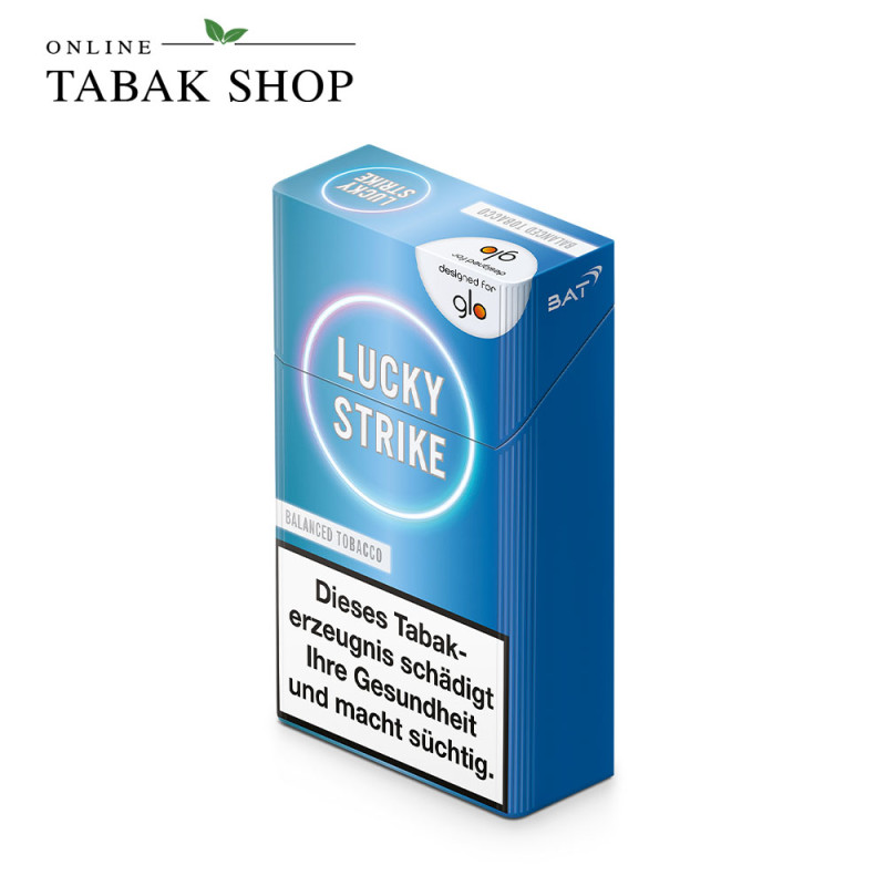 Lucky Strike for glo™ Balanced Tobacco Seite