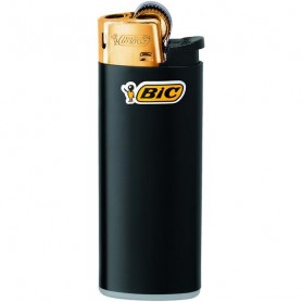 BIC Feuerzeug J25 Reibrad Mini gold, kindergesichert - 1,20 €