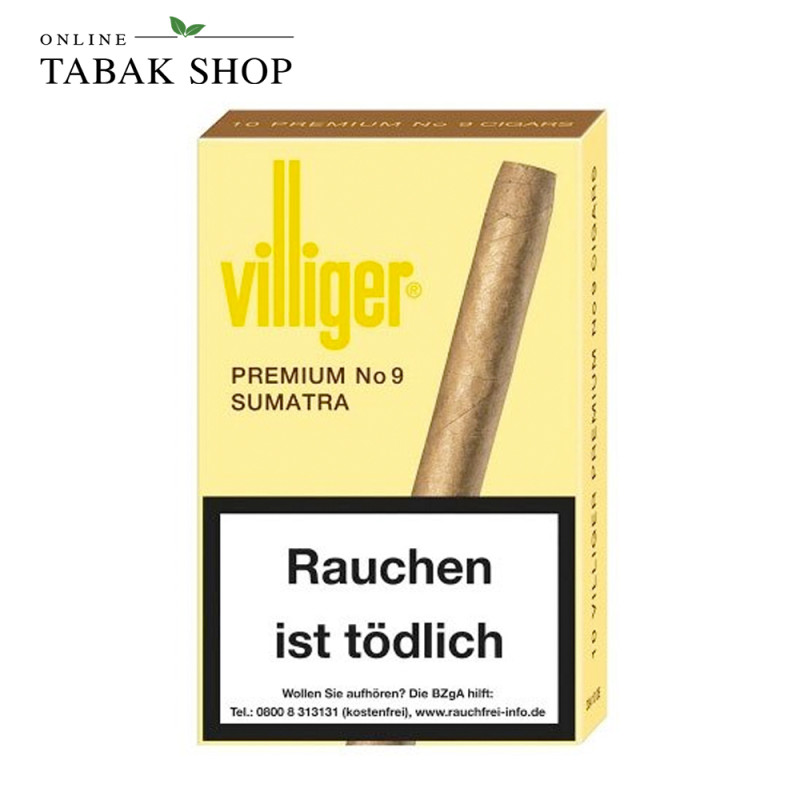 Villiger "Premium No.9 Sumatra" Zigarren 10er Schachtel