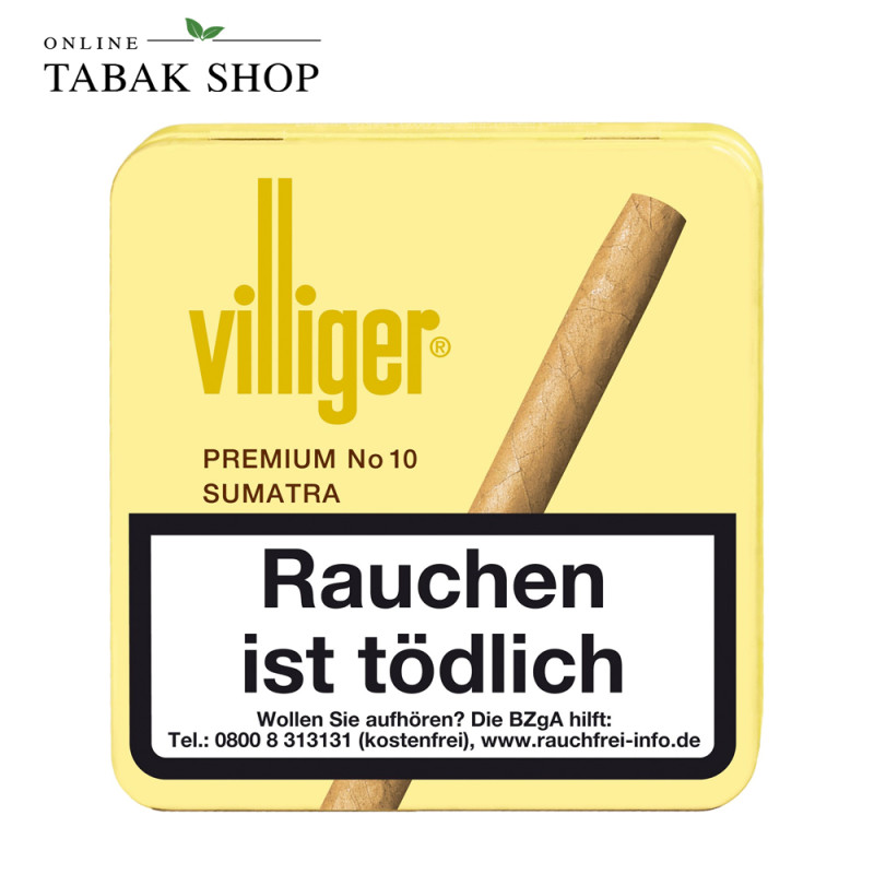 Villiger Premium No.10 Sumatra Zigarrillos 20er Dose