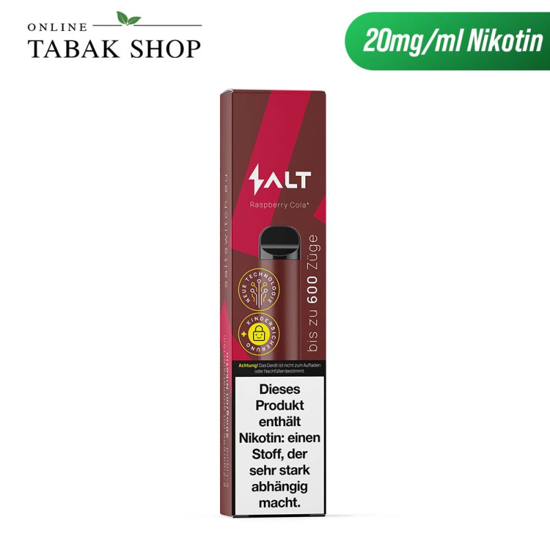 SALT Switch Einweg E-Zigarette Raspberry Cola 20mg/ml Nikotin