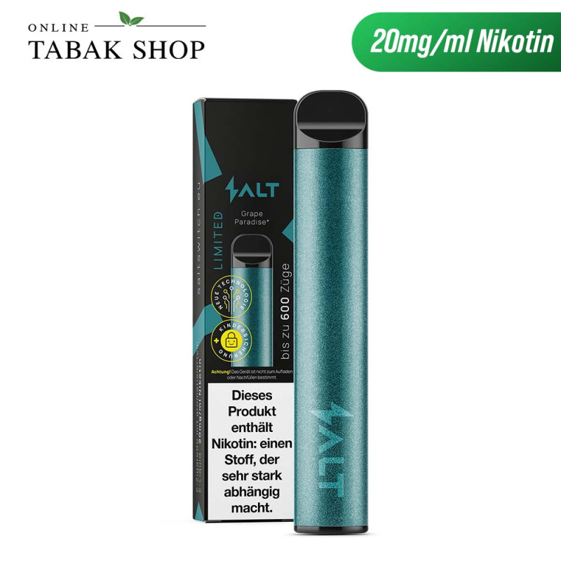 SALT Switch Einweg E-Zigarette Grape Paradise 20mg/ml Nikotin